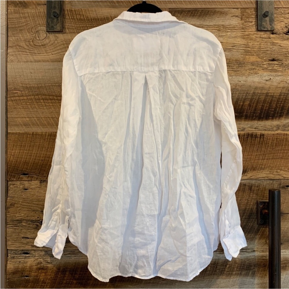 White Button-Up Shirt - Picture 4 of 4